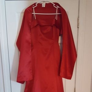Juniors Red gown